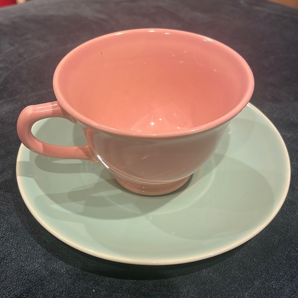 Tea party time!! Vintage Lu-Ray teacup and saucer